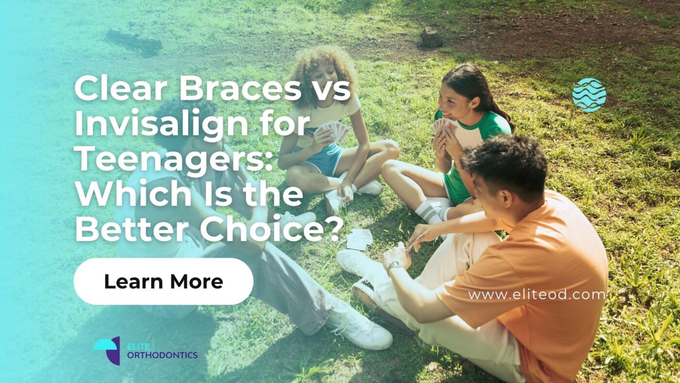 Clear braces for teenagers compared with Invisalign treatment options